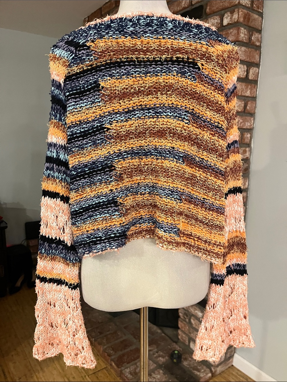 Free People NWOT ptp 24 $168 butterfly knit - Picture 6 of 6